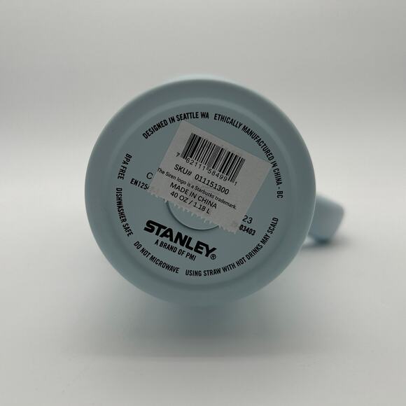 Starbucks x Stanley Spring 2024 Spring Blue 40 Oz Tumbler - Picture 3 of 4